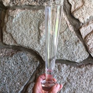 Modern champagne flutes